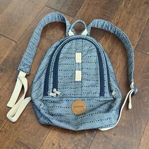 Dakine Gray and Blue Patterned Backpack